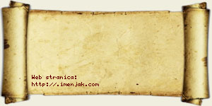 Rumena Đošović vizit kartica